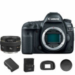 Canon EOS 5D Mark IV DSLR Camera with EF 50mm f/1.4 USM Lens