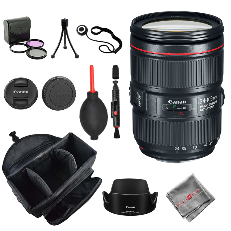 Canon 24-105mm f/4L EF IS II USM Lens Bundle 02 – DealsAllYearDay