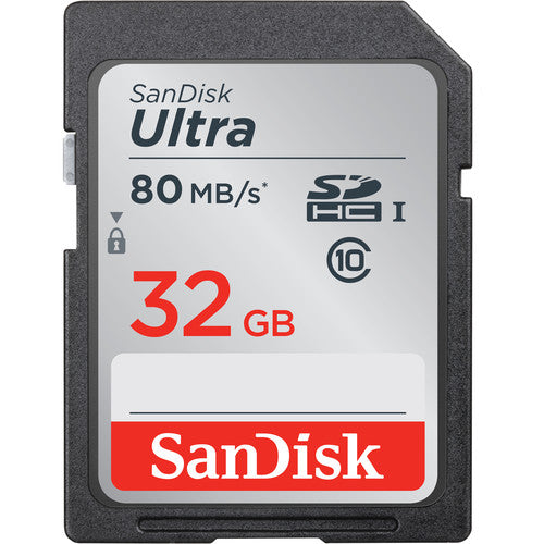 SanDisk 32GB Ultra UHS-I SDHC Memory Card 
