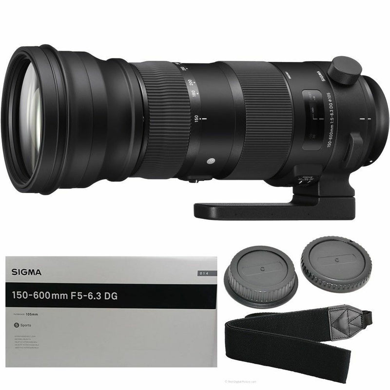 Sigma 150-600mm f/5-6.3 DG OS HSM Sports Lens for Nikon F 740-306