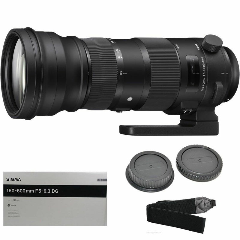 Sigma 150-600mm f/5-6.3 DG OS HSM Sports Lens for Canon EF 740-101