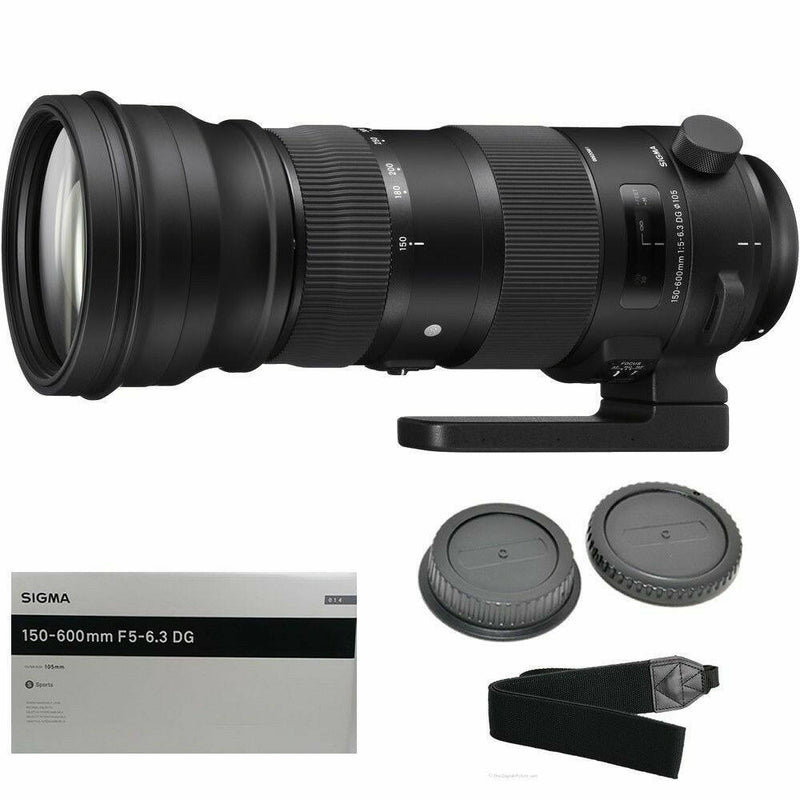 Sigma 150-600mm f/5-6.3 DG OS HSM Sports Lens for Canon EF 740-101