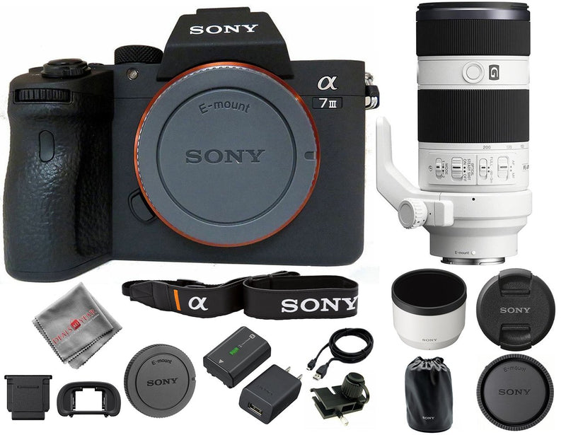 Sony a7 III Mirrorless Camera with 70-200mm f/4.0 G Lens