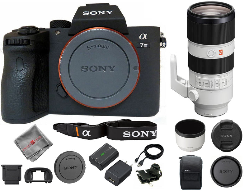Sony a7 III Mirrorless Camera with FE 70-200mm f/2.8 GM OSS Lens