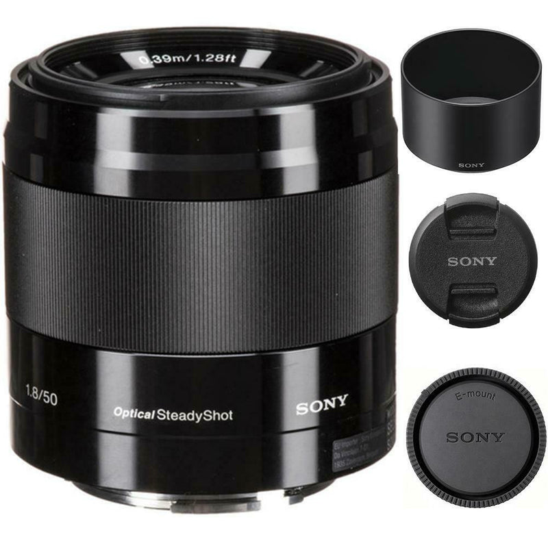 Sony 50mm f/1.8 E OSS Lens (Black)