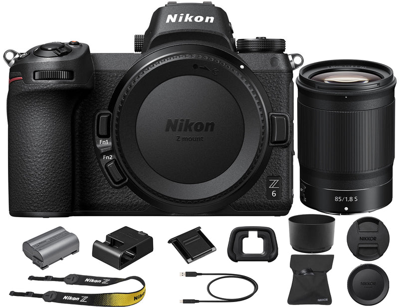 Nikon Z 6 Mirrorless Digital Camera with NIKKOR Z 85mm f/1.8 S Lens